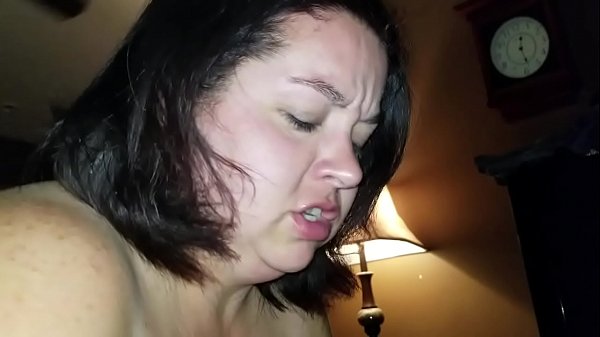 Sexy BBW Sucks Dick and Squirts all Over Cock
